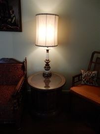 Lamp, Round End Table