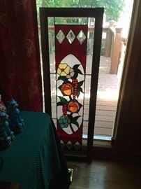 Stained Glass Window. One of pair