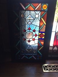 Antique Stained Glass Window 