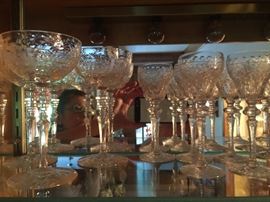 Cut Crystal Stems, Cordials and Wines