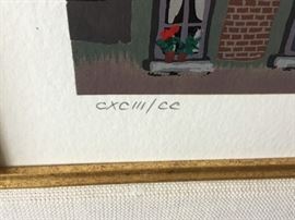 Numbered Serigraph ~Paris La Nuit~