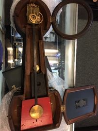 Inside view of E Howard Banjo Clock