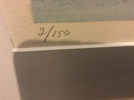 Numbered Lithograph ~Place des Vosges~ 2/150