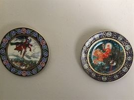 Russian Fairy Tale Plates each with COA