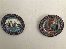 Russian Fairy Tale Plates each with COA