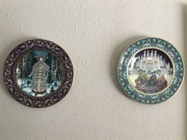 Russian Fairy Tale Plates each with COA