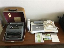 Royal Typewriter, Wii Fit and Wii Sport