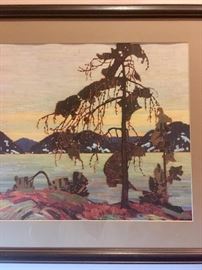 One of the prints from an artist of the Canadian Group of 7