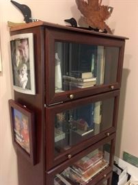 There are 2 lawyers bookcases