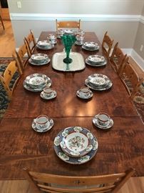 Seats 10 with the end-of-table extension leaves