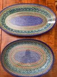 Large platters made in Poland