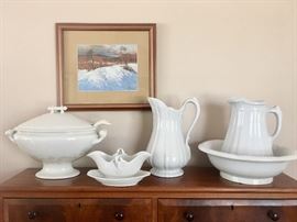 Antique English ironstone