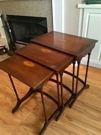 Vintage nesting tables