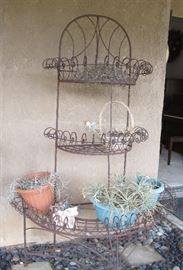 Nice old plant stand