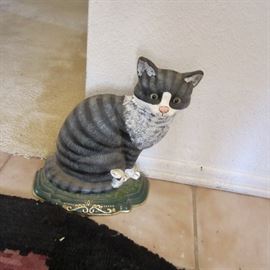 Cat doorstop