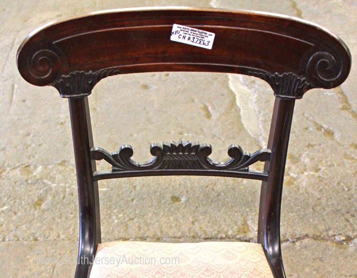 ANTIQUE “Set of 10” Solid Mahogany Dining Room Empire Chairs
Located Inside – Auction Estimate $300-$600
