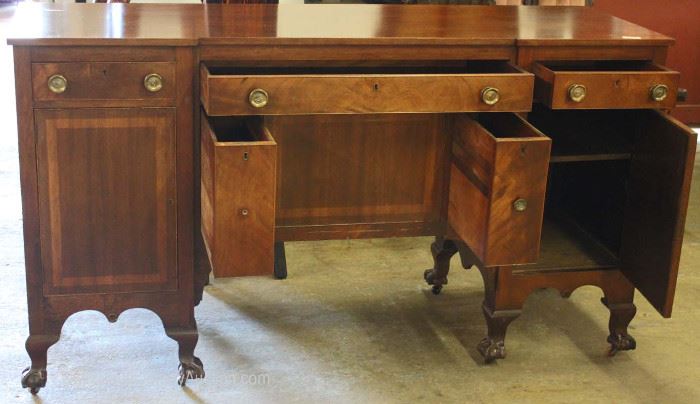 ANTIQUE Chippendale Style Mahogany Buffet with Wine Drawers
Located Inside – Auction Estimate $300-$600
