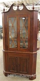 ANTIQUE 2 Piece Federal Style Mahogany CORNER Cabinet
Located Inside – Auction Estimate $200-$400
