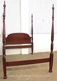 Mahogany 4 Poster Queen Size Bed
Located Inside – Auction Estimate $200-$400
