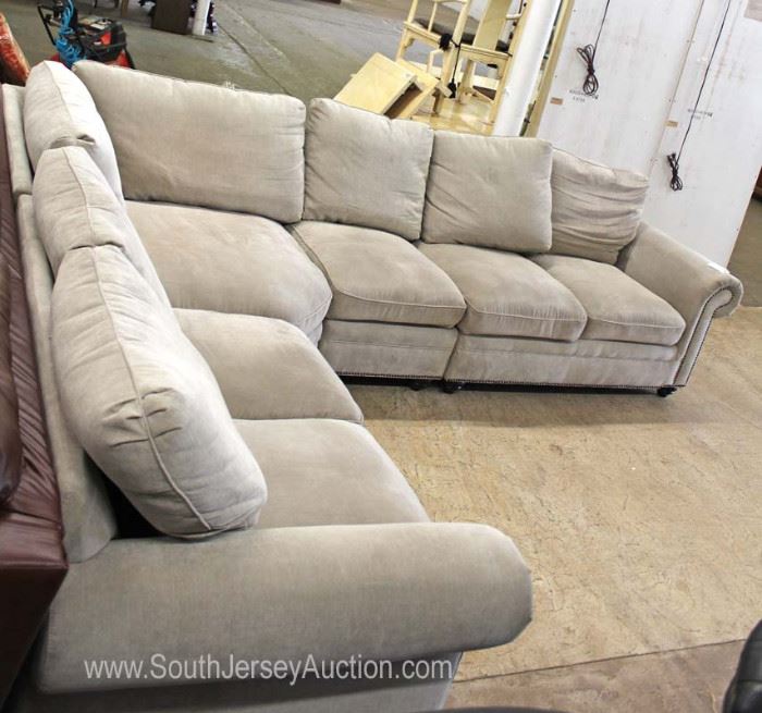 LIKE NEW Contemporary 3 Piece Sectional Micro Fiber Sofa with Tags
Located Inside – Auction Estimate $300-$600
