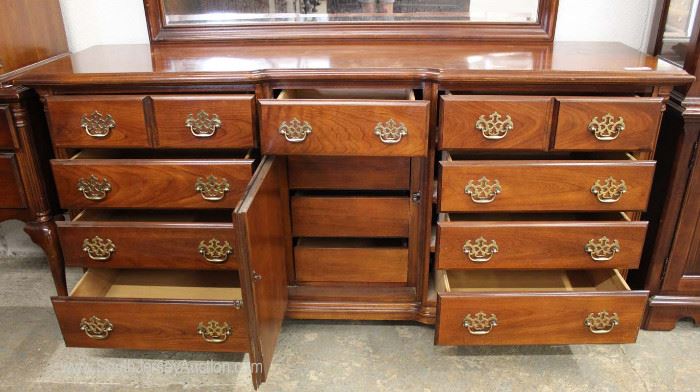 Cherry Low Dresser with Fancy Pierced Carved Mirror
Located Inside – Auction Estimate $200-$400
