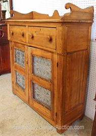 ANTIQUE Country Pierce Carved Pie Safe with Gallery
Located Inside – Auction Estimate $300-$600

