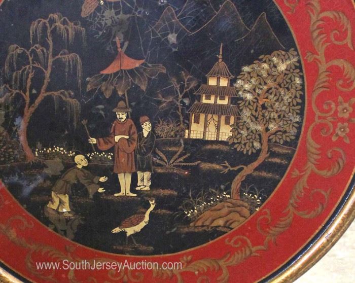 Asian Decorated Tilt Top Center Table
Located Inside – Auction Estimate $200-$400
