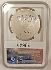 Ty Cobb Graded 70 Ultra Cameo Silver Commemorative Coin
Located Inside – Auction Estimate $20-$50
