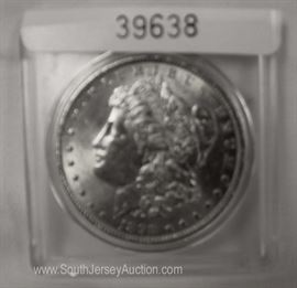 1898 Silver Morgan Dollar
Located Inside – Auction Estimate $20-$50
