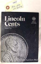 Collector’s 1941-1974 Penny Book
Located Inside – Auction Estimate $10-$30
