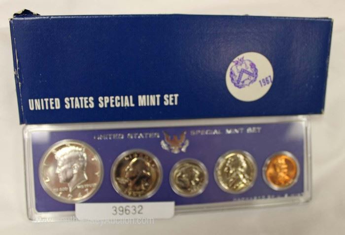 Collector’s 1967 Silver 40% Proof Set Special
Located Inside – Auction Estimate $20-$50
