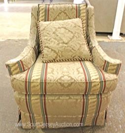 CLEAN Contemporary Upholstered Club Chair with Pillows
Located Inside – Auction Estimate $100-$200

