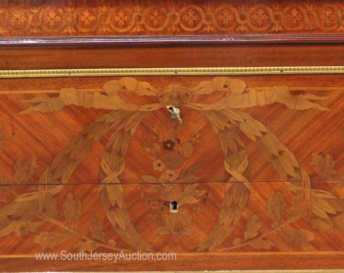 ANTIQUE French Marble Top Satinwood and Inlaid Commode with Applied Bronze
Located Inside – Auction Estimate $500-$1000

