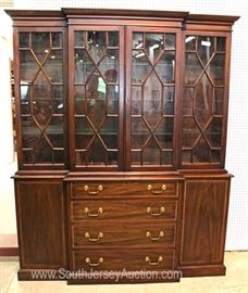 SOLID Mahogany 4 Door China Cabinet by “Henkel Harris Furniture”
Located Inside – Auction Estimate $300-$600
