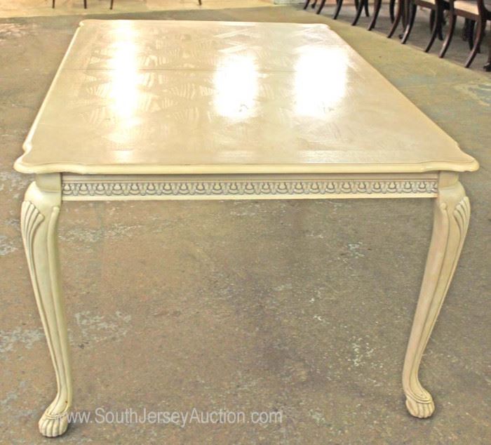 8 Piece Contemporary Queen Anne Dining Room Set Table has 2 Leaves
Located Inside – Auction Estimate $300-$600
