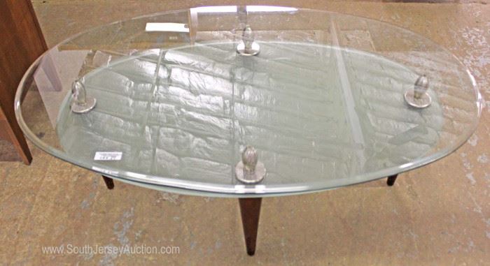 Contemporary Modern Design 2 Tier Glass Top Coffee Table
Located Inside – Auction Estimate $100-$300
