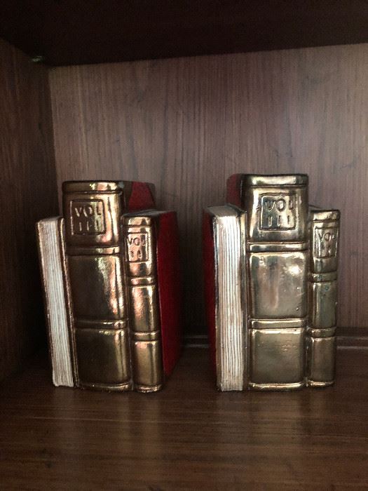 Mid Century Bookends