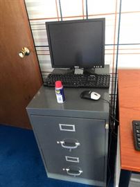 File cabinets, Monitors