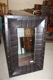 Leather Mirror