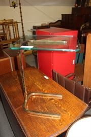 Modern Glass top End Table