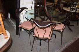 Glass Top Dinet Set