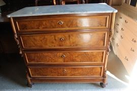 Antique Marble Top Dresser