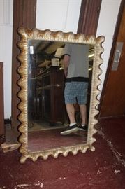 Beautiful scalloped mirror