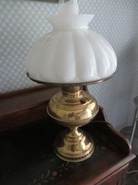 ELECTRIC BRASS LANTERN OIL LAMP REPRODUCTION
(There are 4 or 5 of these in the House!)