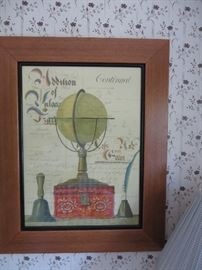 COUNTRY FOLK ART PRINT
FRAMED AND MATTED

