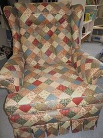 PATCHWORK COVERED CHAIR
