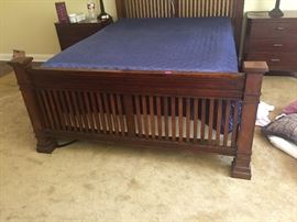 Queen sized bed