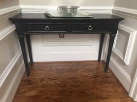 Black console/hall table