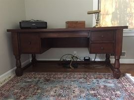 Extremely handsome desk with 3 drawers and a keyboard slider