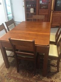Dining table and chairs
